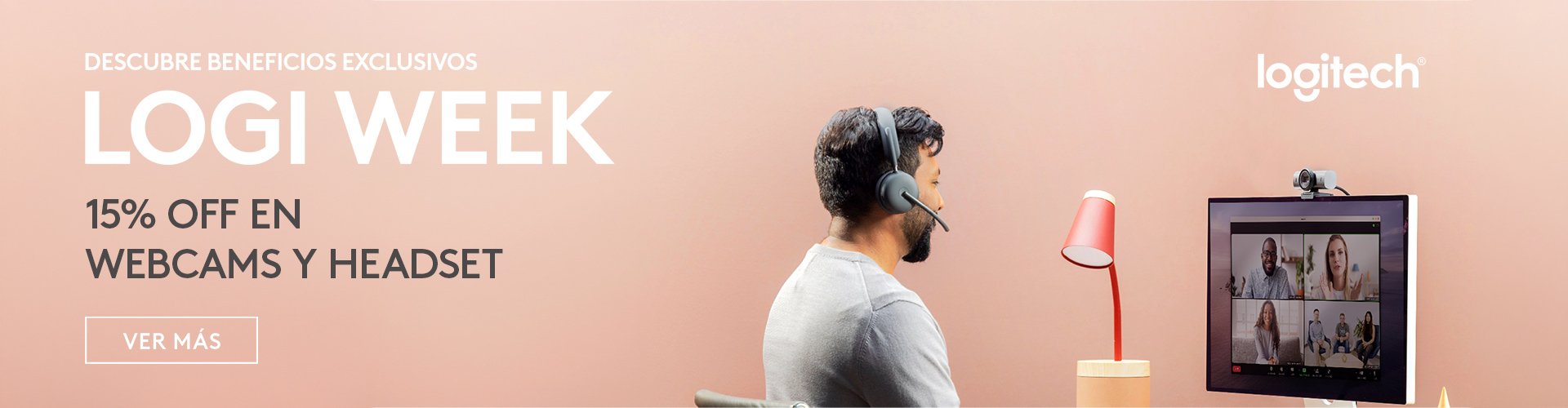 Logitech: webcams y headsets
