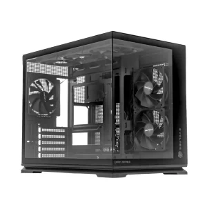 Gabinete EVOLABS LUMA DARK 6 FAN CONTROLADORA DOBLE CAMARA EVO-315MB
