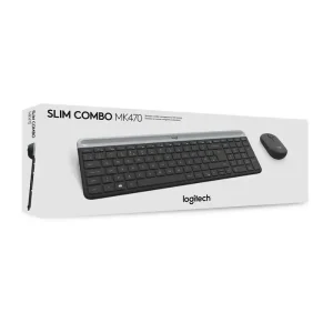 Kit teclado y mouse TECLADO+MOUSE LOGITECH MK470 SLIM WIRELESS
