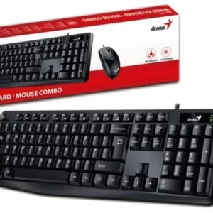Kit teclado y mouse TECLADO + MOUSE GENIUS KM-170 USB NEGRO