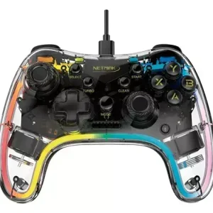 Joystick NETMAK NM DASH PC USB TRANSPARENTE | RGB