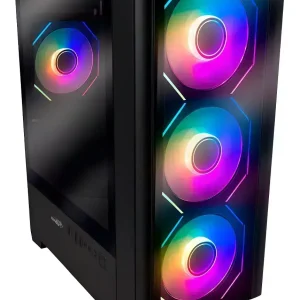 Gabinete SENTEY T10 BLACK 3 FAN ATX | ARGB | RGB