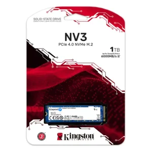 SSD KINGSTON NV3 G4 6000MB/SEG | M.2 | NVME | PCIE4.0 | 1TB
