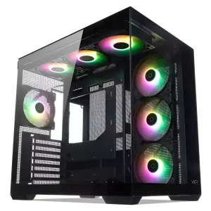 Gabinete Tecware Vxr Evo Doble Camara Atx 7 Coolers PREMIUM | ARGB