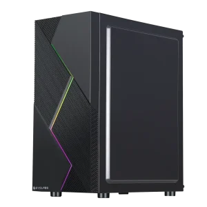 Gabinete EVOLABS BOLT EVO 100A 1 FAN FRENTE | RGB