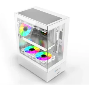 Gabinete SENTEY H10 WHITE 5 Cooler MESH | RGB