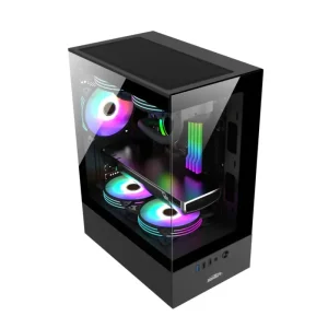 Gabinete SENTEY H10 BLACK 5 Cooler MESH