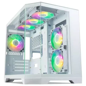 Gabinete gamer TECWARE VX TRINITY M ATX 6 FAN PANORAMICO 360 | ARGB
