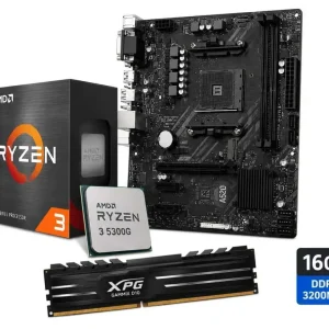 Combo Amd Ryzen 3 5300g + Motherboard A520 + | 3200MHZ | 16GB