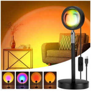 LAMPARA LED SUNSET RGB USB CON CONTROL LED-83068