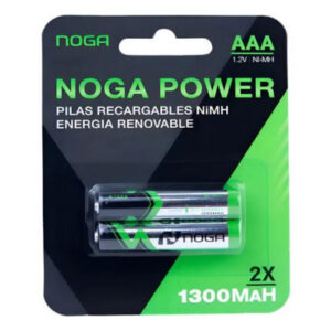 PILA RECARGABLE AAA NOGANET 1.300 MAH X 2 UNIDADES