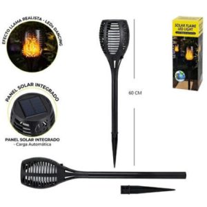 LAMPARA ANTORCHA ESTACA SOLAR KM-2003