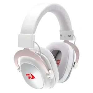 AURICULAR REDRAGON ZEUS PRO INALÁMBRICO H510- BLANCO | RGB