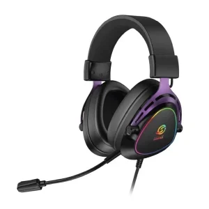 AURICULAR GAMER SOLARMAX VIOLETA PS4 PS5 PC XBOX SWITCH GHS59 | RGB