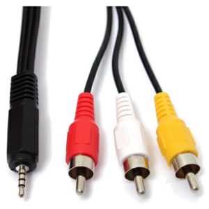 Cable Mini plug - 3 RCA