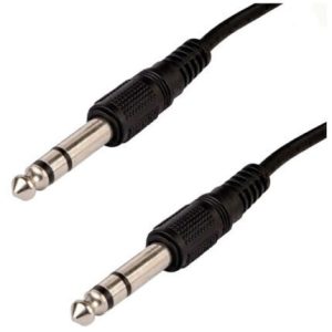 CABLE PLUG 6.3MM MACHO – PLUG 6.3MM MACHO 3 MTS