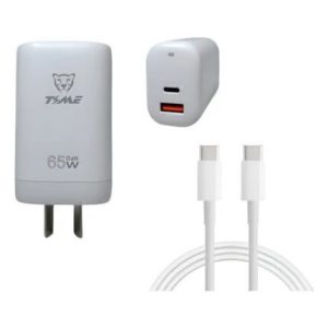CARGADOR 220V TIME CC-59126 USB + USB-C 65W + CABLE C A C 1