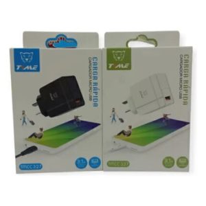 CARGADOR 220V TIME (TMCC327) MICRO USB 3.1A 5V + 1 USB
