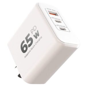 CARGADOR RAPIDO 220V XAEA EXTREME USB-A + 2 USB-C 65W