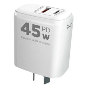 CARGADOR RAPIDO 220V XAEA  OPTIMUM USB + USB-C 45W