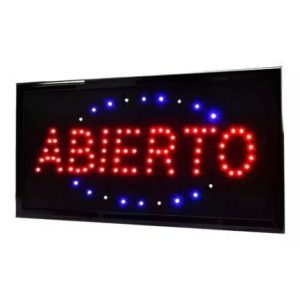 CARTEL LED ABIERTO HYTOSHY