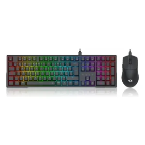 Kit teclado y mouse COMBO REDRAGON S-146 2 EN 1 MECANICO USB | RGB