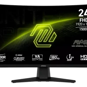 Monitor MSI MAG 242C 24" GAMING 1MS HDR READY CURVO VA | 180HZ