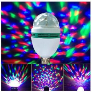 LAMPARA GIRATORIA LED RGB ONICA