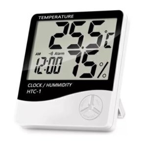 RELOJ MEDIDOR TEMPERATURA Y HUMEDAD HTC-1