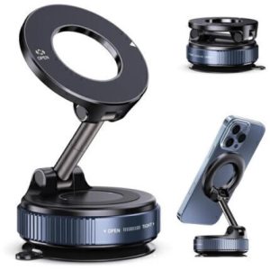 SOPORTE MAGNETICO CON VENTOSA PARA CELULAR XAEA NEGRO