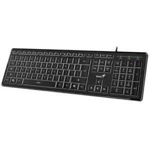 TECLADO GENIUS SLIMSTAR 820 USB LUZ
