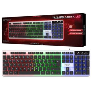 TECLADO NOGANET STORMET NKB-T100 BLANCO