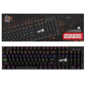 TECLADO MECANICO RAPTOR FIRECLAW M104
