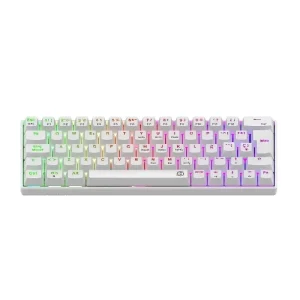 Teclado SOLARMAX MECANICO 60% USB BLANCO | RGB