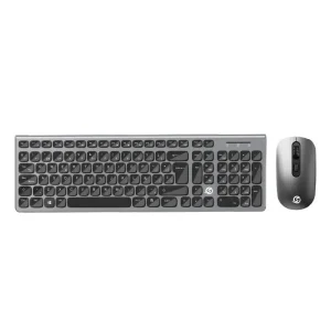 Kit teclado y mouse COMBO TECLADO Y MOUSE SOLARMAX USB PLATA KMC2006S