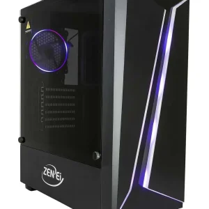 Gabinete ZENEI C8011 VIDRIO TEMPLADO 1FAN | RGB