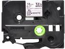 CINTA P/ROTU BROTHER TZESE4 18MM VOID NEGRO/BLANCO