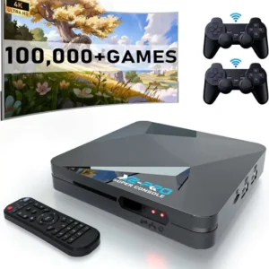 CONSOLA RETRO GAMING STICK HD 4K 64GB 2 JOYSTICKS JUEGOS CLASICOS
