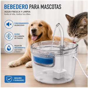 Bebedero para mascotas