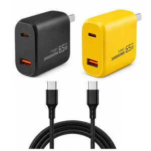 Cargador 220V TIME CC-59151 65W + Cable C a C