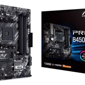 MOTHERBOARD ASUS AM4 PRIME B450M-A II/CSM BOX M-ATX