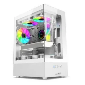 GABINETE SENTEY H10 WHITE 3 FAN COOLER RGB MESH