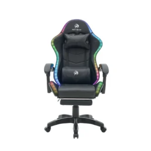 SILLA GAMER NETMAK SG907 RGB CUERO PU MASAJEADOR PREMIUM