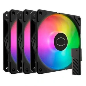 Kit 3 Fans Cooler Master SickleFlow Edge 120 ARGB PWM Black