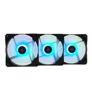 Kit 3 Fans Evolabs Cryofan 12 ARGB PWM 120mm con HUB Controlador