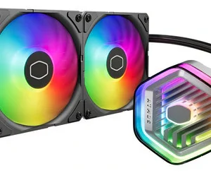 Water Cooler Cooler Master MasterLiquid 240 Atmos ARGB Gen2 240mm Black