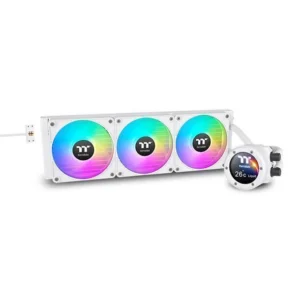 Water Cooler Thermaltake TH420 V2 Ultra EX ARGB Sync 420mm Snow Edition LCD 2.1"