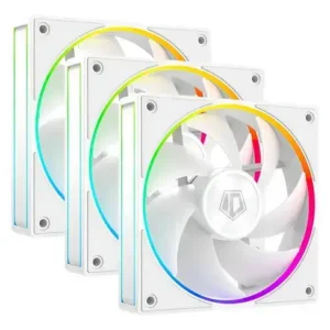 Kit 3 Fans ID-COOLING AF-127 ARGB PWM 120mm White