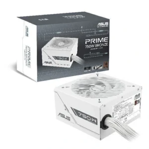 Fuente ASUS Prime 750B 750W 80 Plus Bronze No Modular White Edition