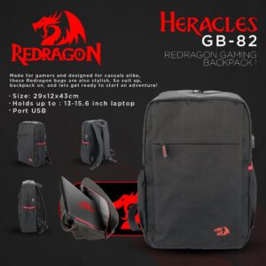 MOCHILA REDRAGON HERACLES GB-82